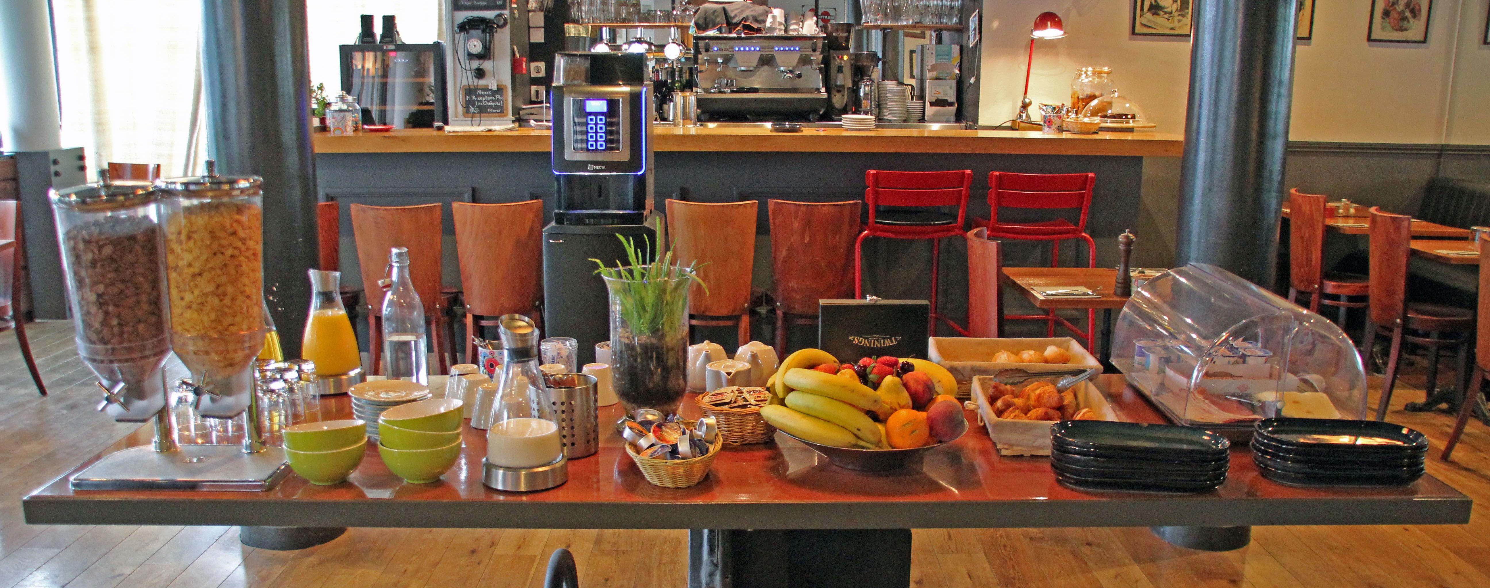 petit déjeuner en buffet